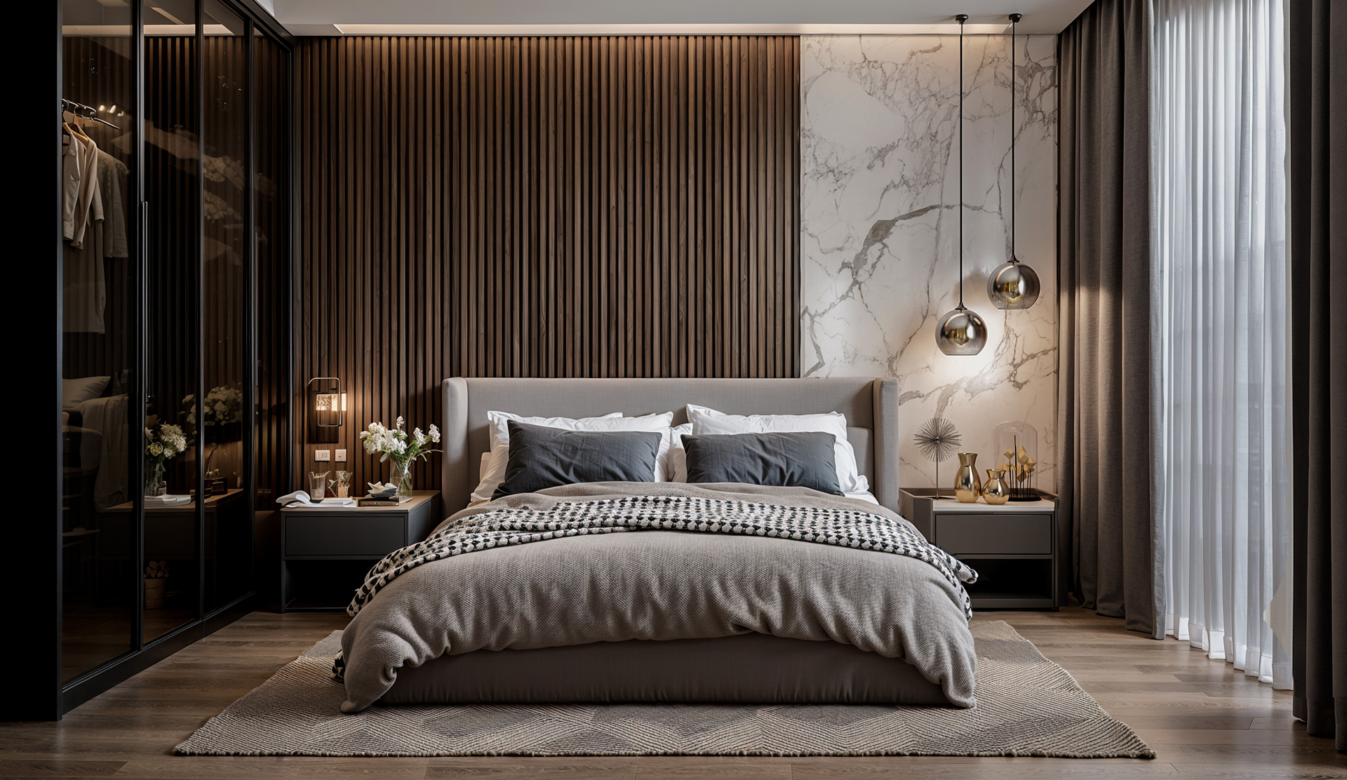 Render 3D de interiorismo realizada para proyecto en Madrid